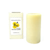 8 x 4 Inch Hand Rolled Beeswax Pillar Candle