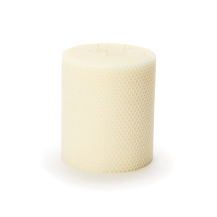 6 x 5 Inch Hand Rolled Beeswax Pillar Triple Wick Candle