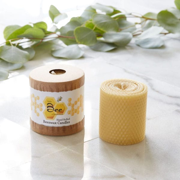 Hand Rolled Beeswax Candles - 3 Inch Pillar